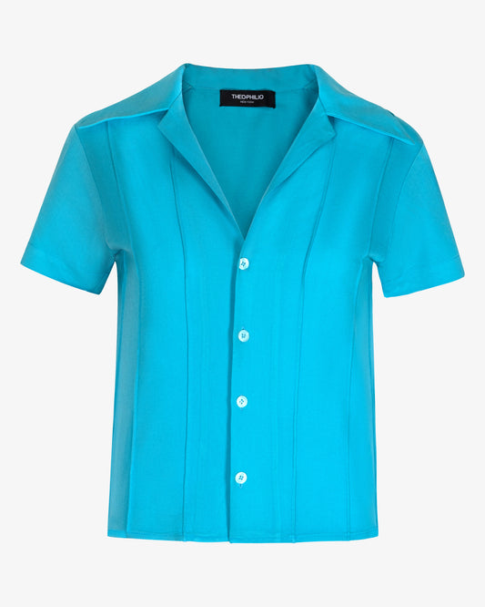 Pintuck Shirt - Theophilio