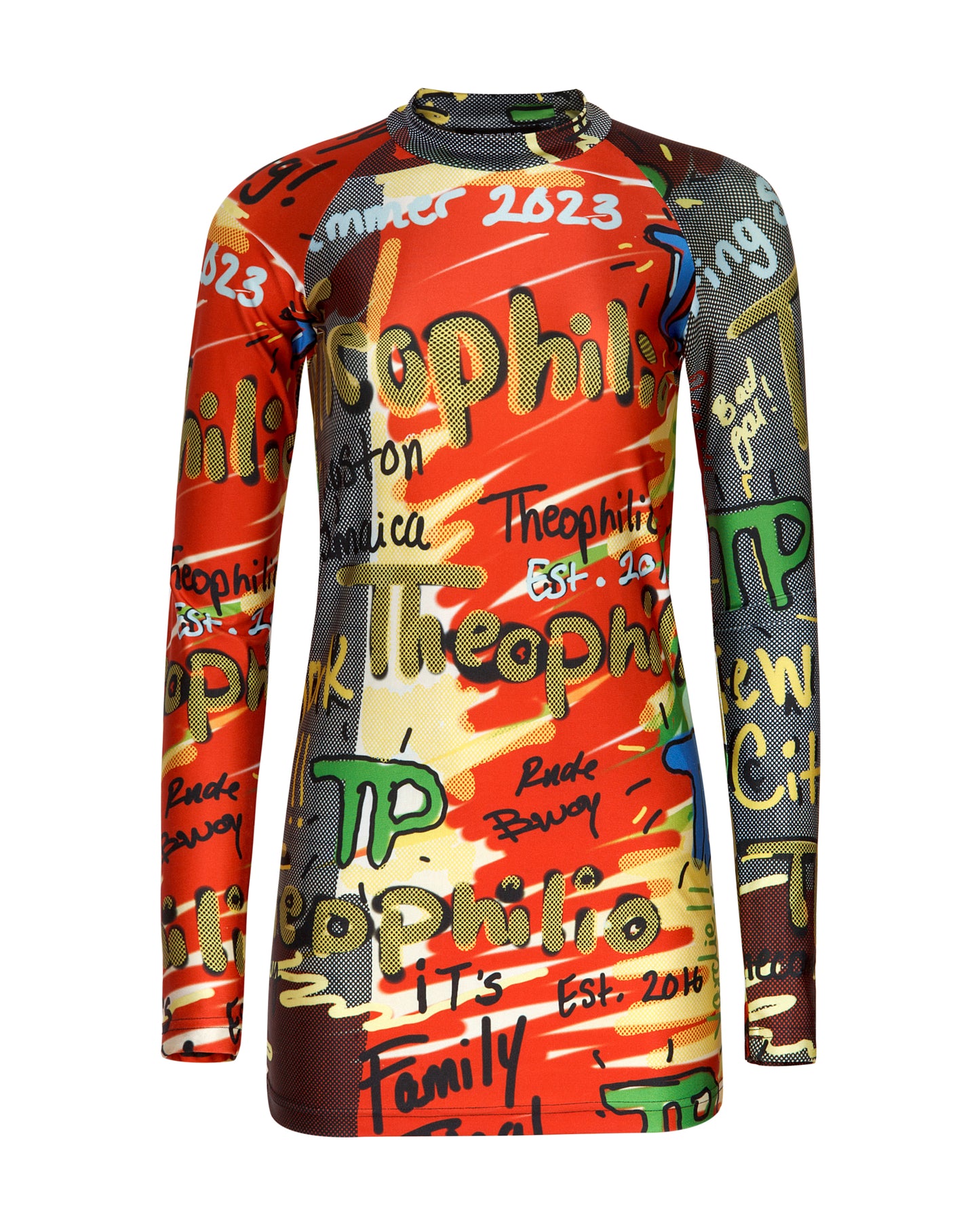 Graffiti Raglan Top - Theophilio