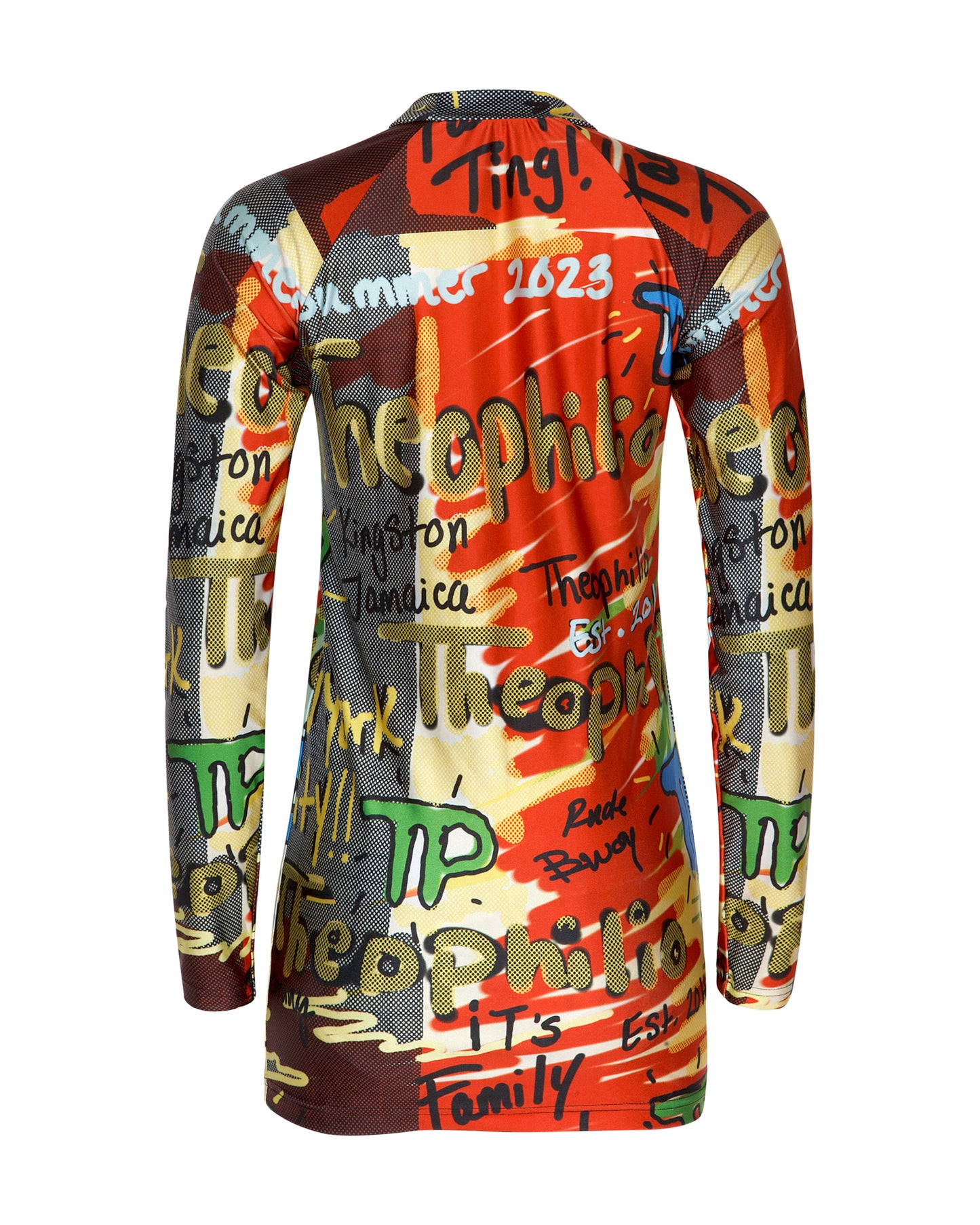 Graffiti Raglan Top - Theophilio