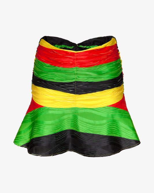 Rasta Ruche Skirt - Theophilio