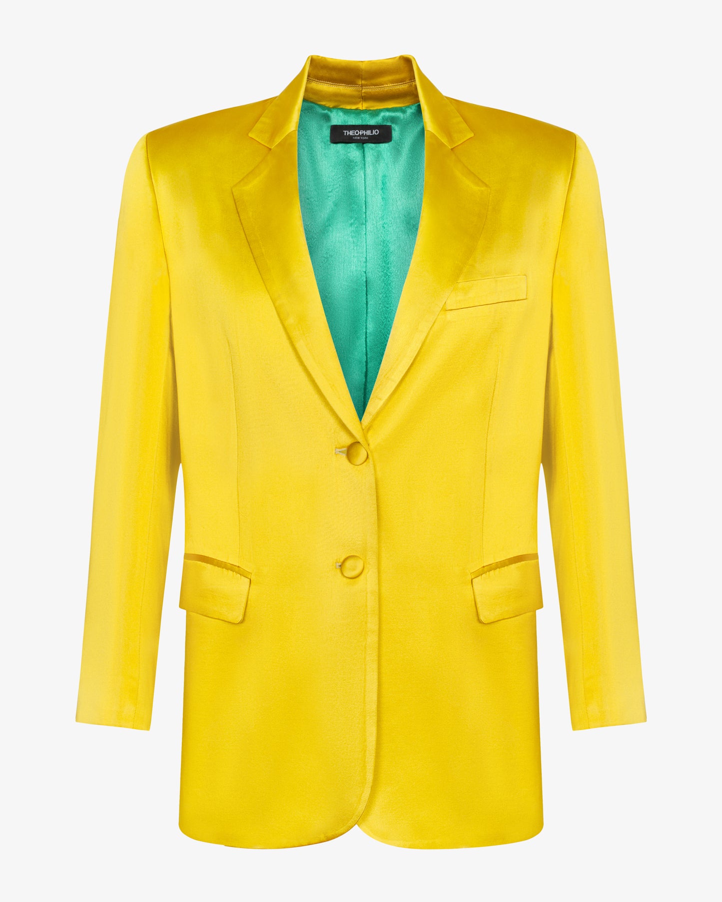 Sunshine Satin Blazer