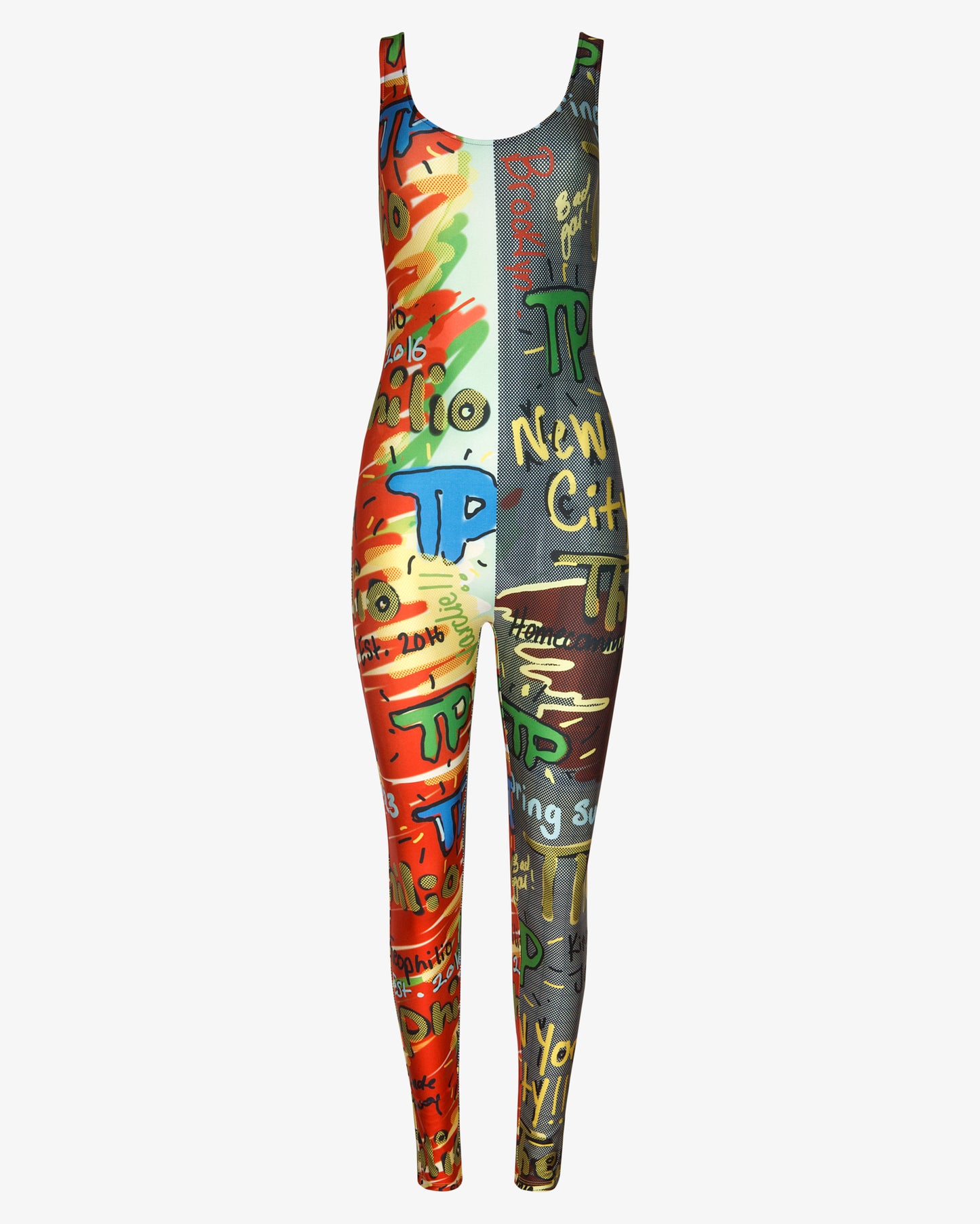 Graffiti Jumpsuit - Theophilio