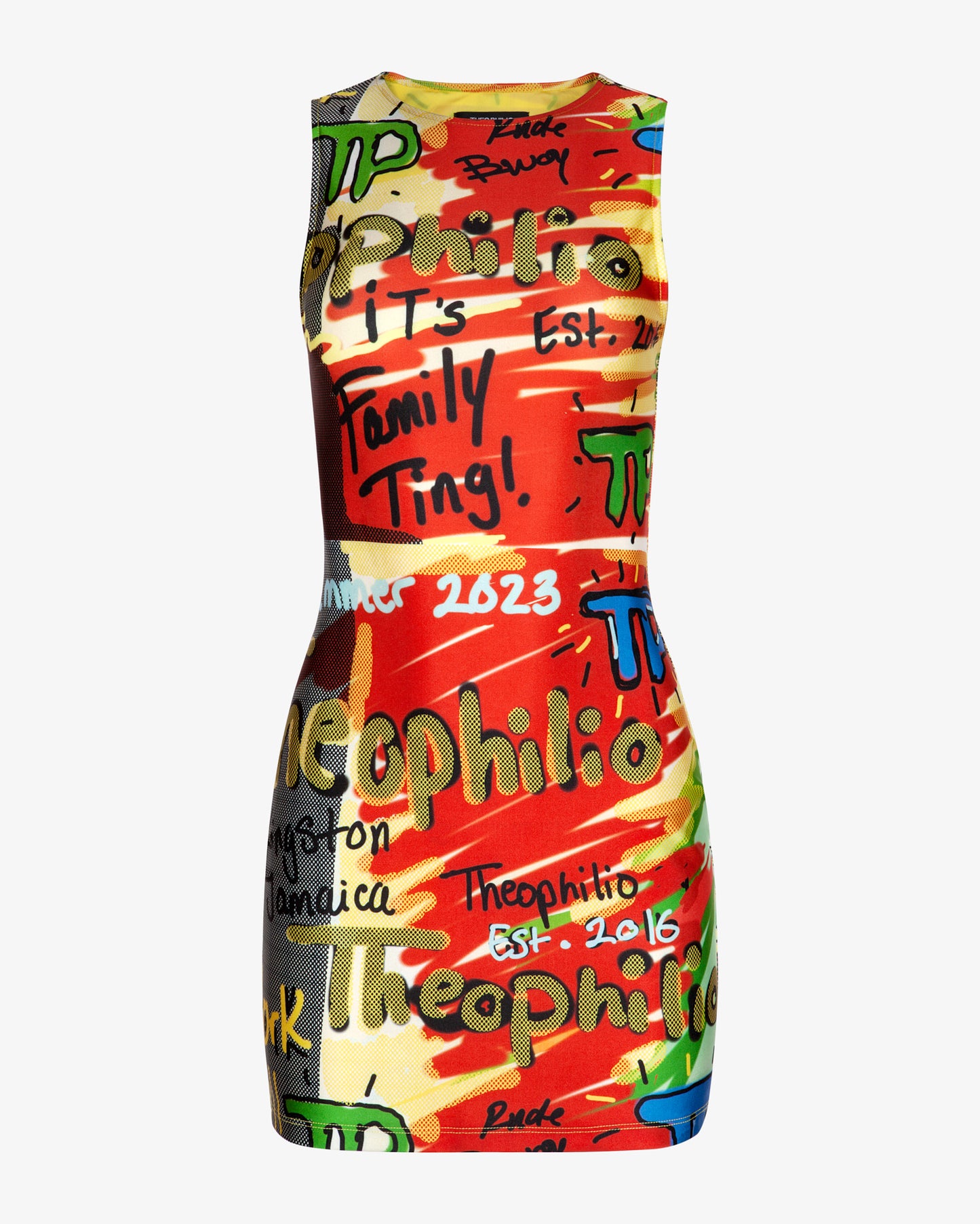 Graffiti Dress - Theophilio