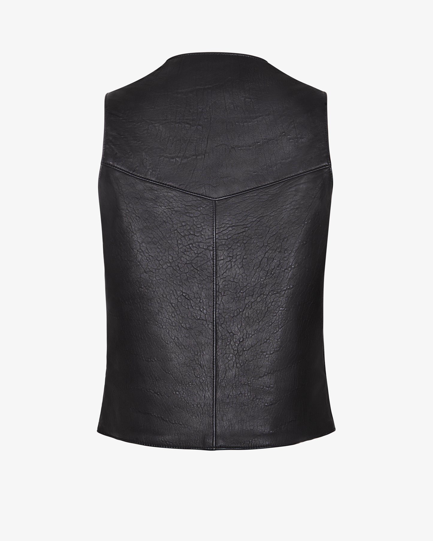 Leather Vest - Theophilio