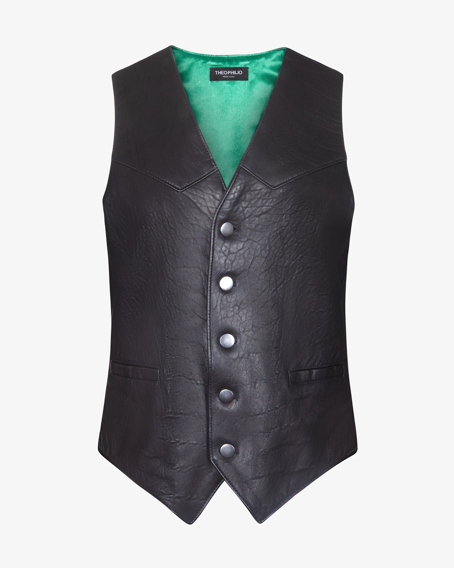 Leather Vest - Theophilio