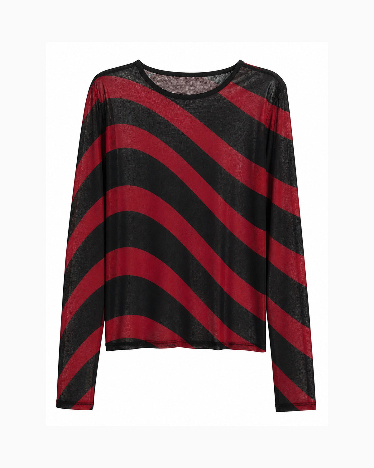 Black & Red Wave Top - Theophilio