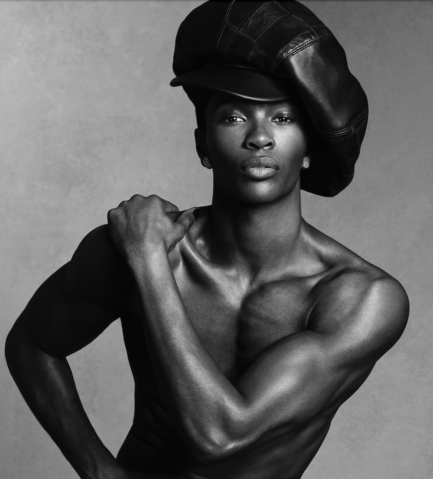 Oversized Leather Patchwork Cap - Theophilio