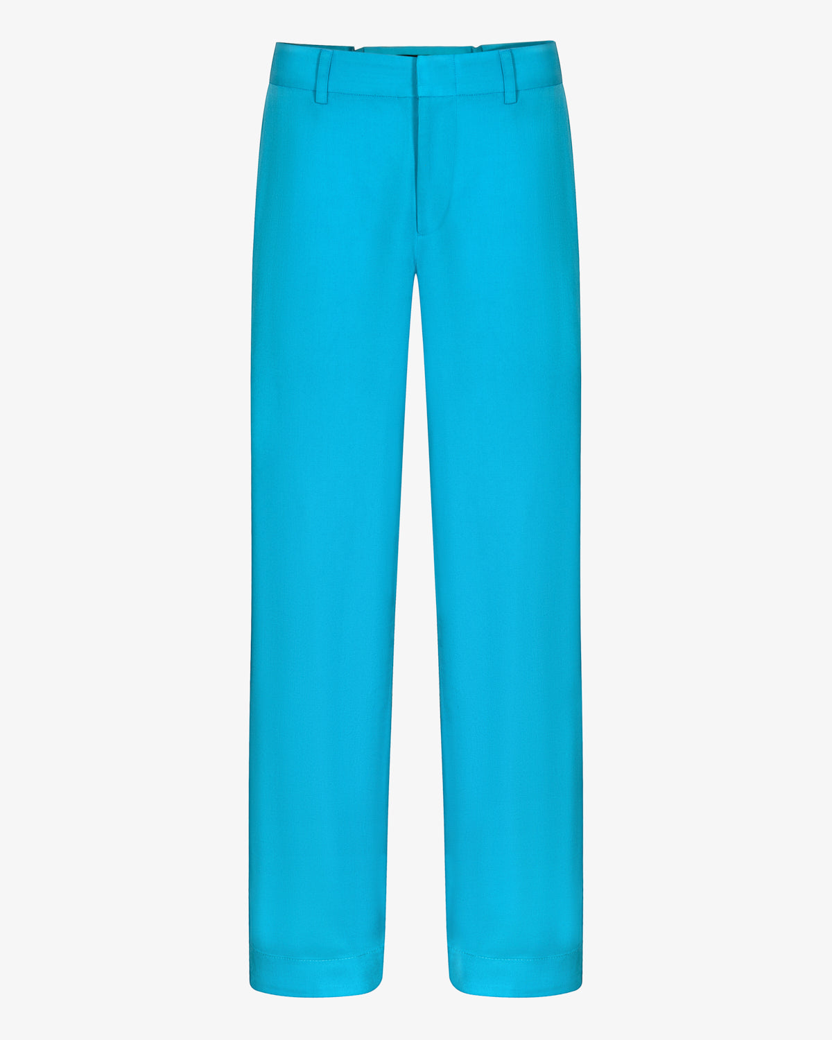 Turquoise Wool Trouser