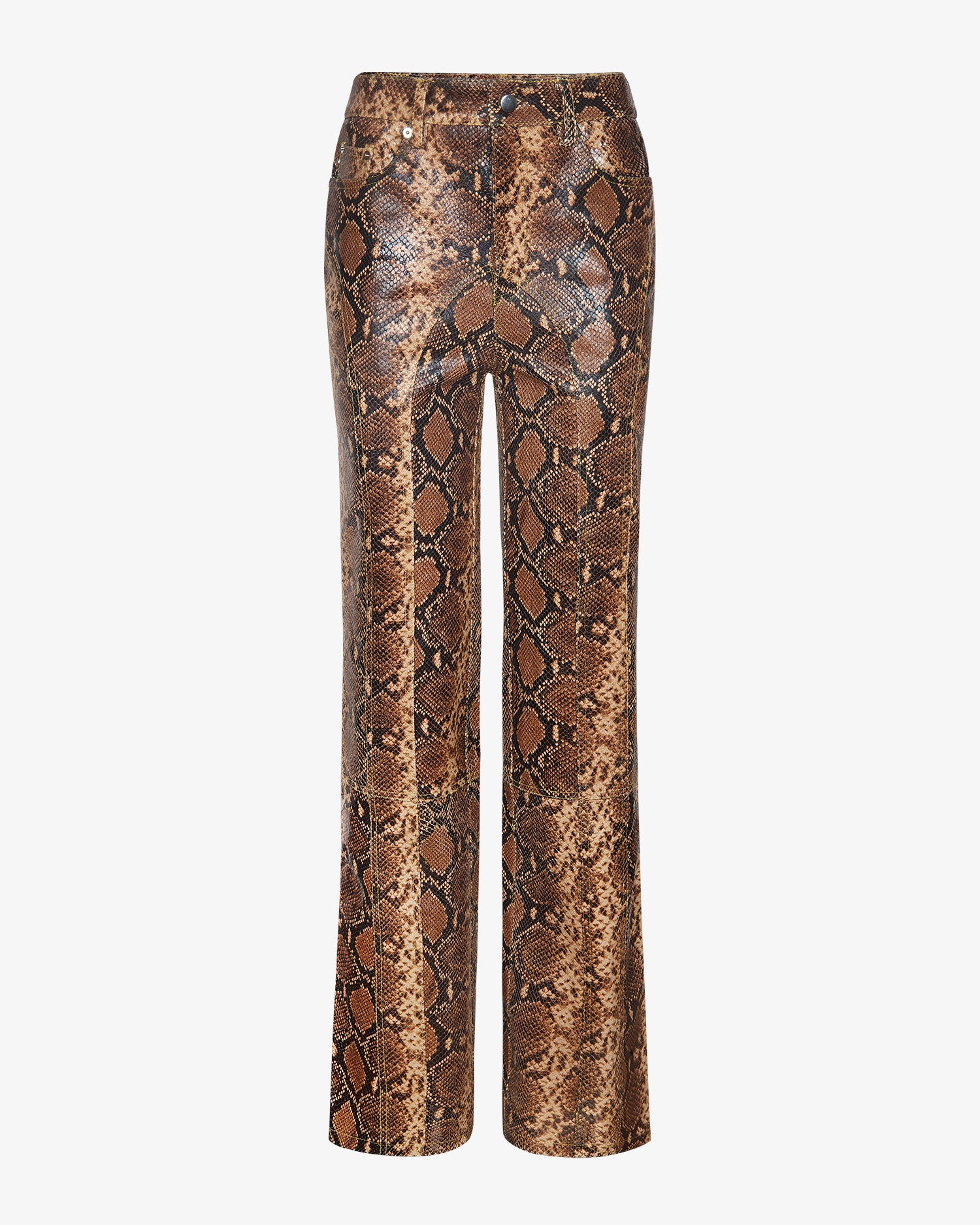 Y2K Mid-Rise Snakeskin Pants (M) — Holy Thrift