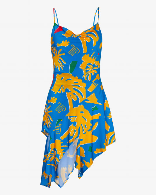 Blue Bash Midi Dress