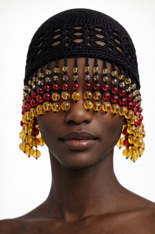 Ackee Beaded Headpiece