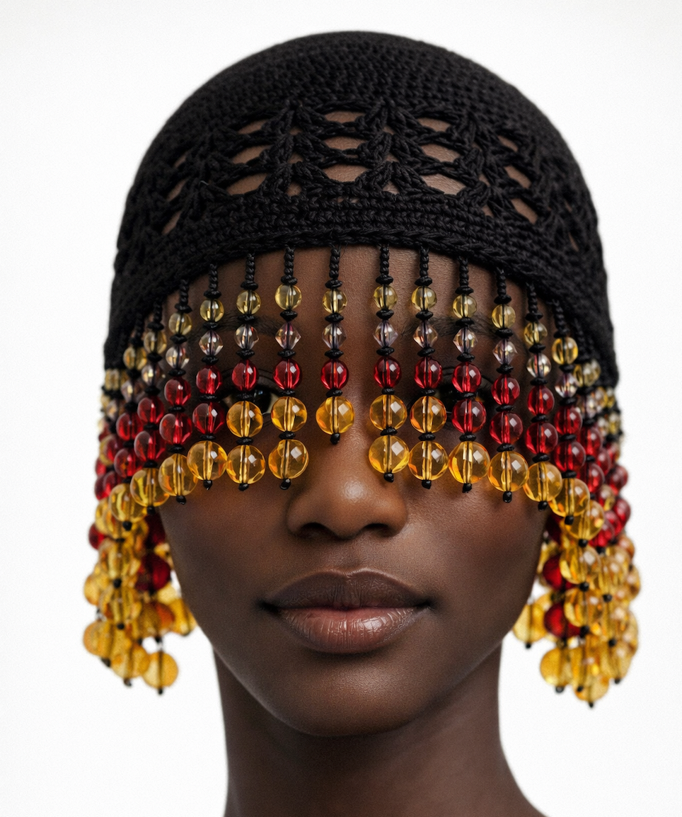 Ackee Beaded Headpiece - Theophilio