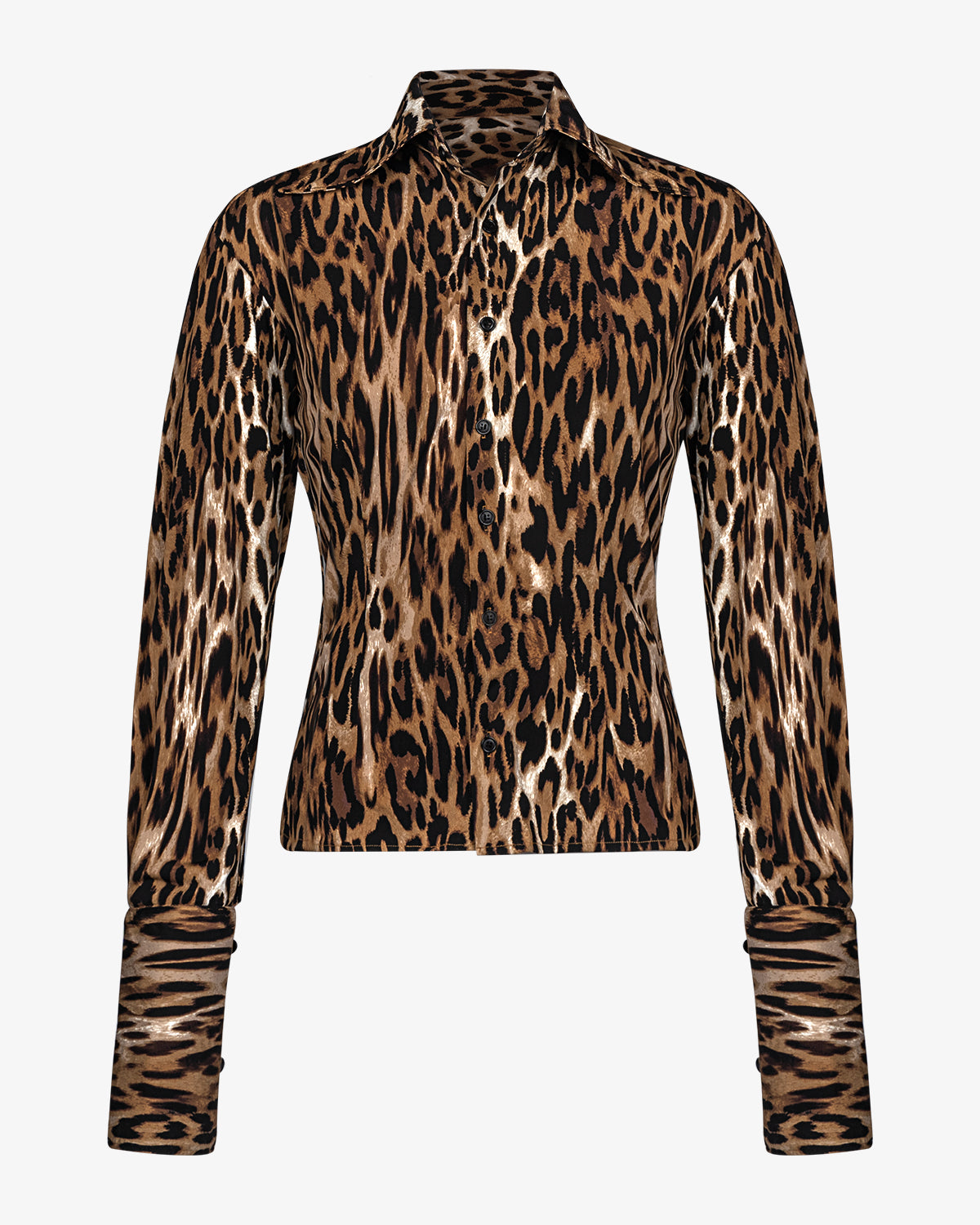 Leopard French Cuff Shirt