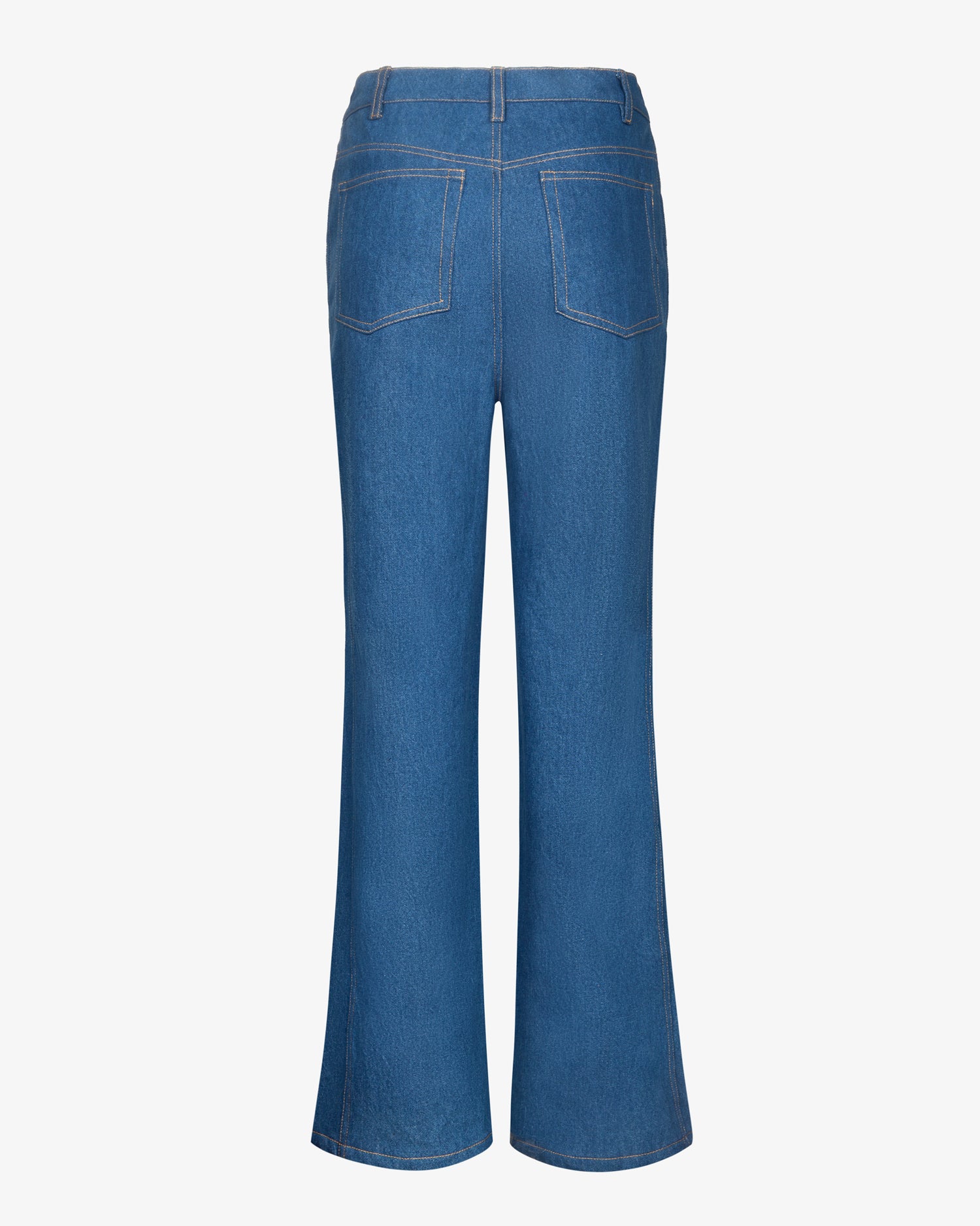 Paneled Denim Pant