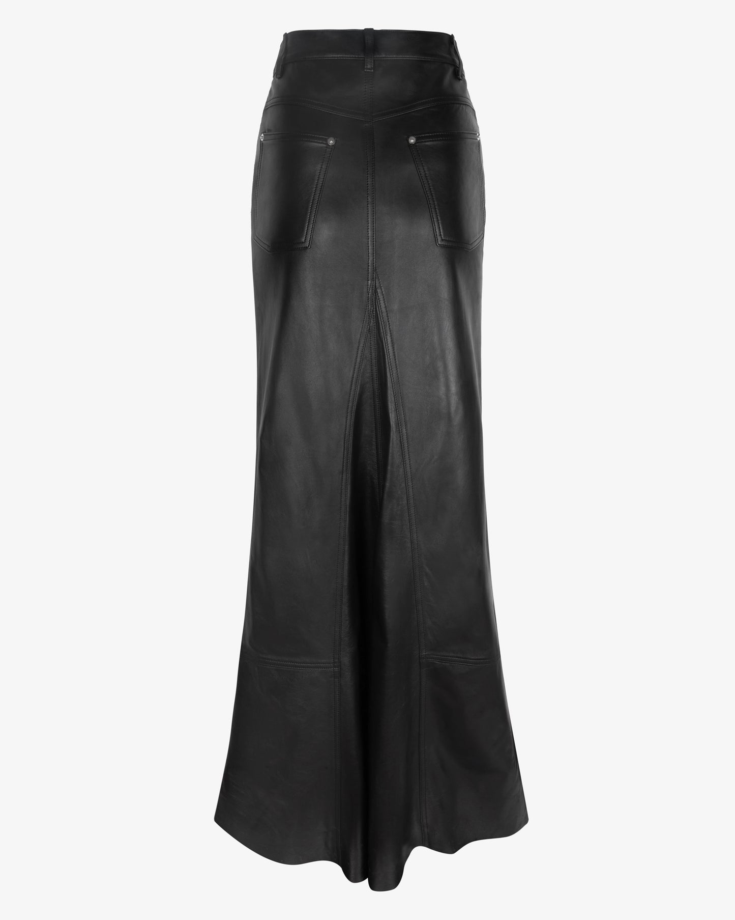 Maxi Leather Skirt - Theophilio